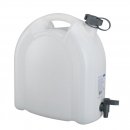 Wasserkanister 15 Liter mit Ablasshahn, ohne Ausgießer