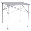 Rolltisch Alu 1 silber, 70 x 70 x 70 cm