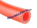 PVC Heißwasserschlauch vollrot 10 x 3 mm mit Gewebeeinlage