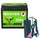 Lithium Batterie mit Ladegerät 10A BullTron Mover 50...