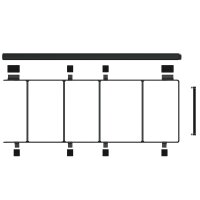 Dachreling Roof Rail Ducato schwarz