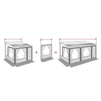 Frontwanderweiterung 200 cm