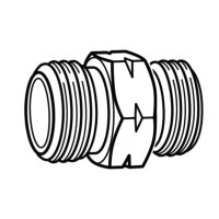 Verbindungsstück AG M20 x 1,5 x AG Shell-F(G.2)