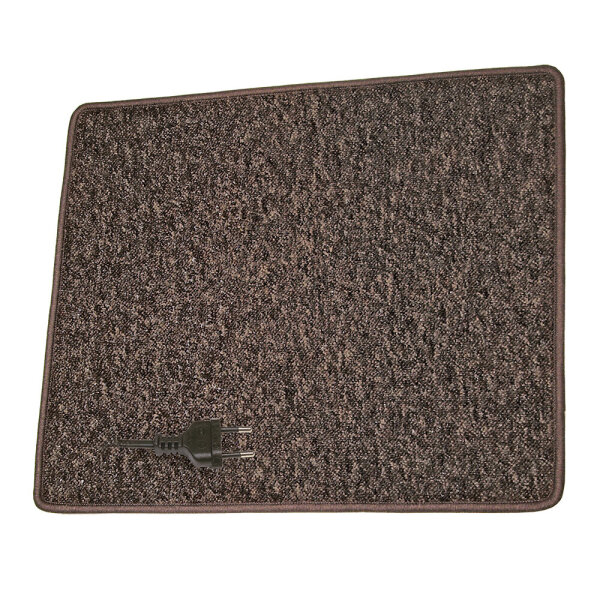Heizteppich 230 V/25 W, 60 x 40 cm, braun