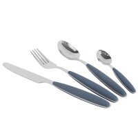 Besteckset 16-teilig, grau