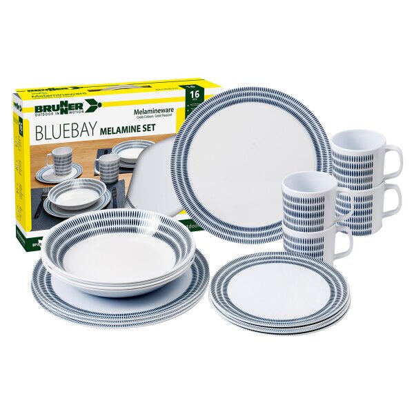 Geschirr-Set Bluebay 16-teilig