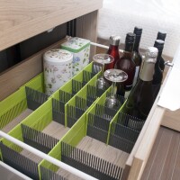 Stauleiste 100 MAXXI lime, dunkelgrau