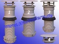 Abgaskamin AKL 3 4 - 12 cm