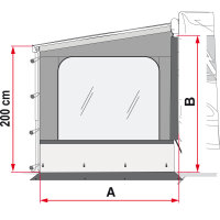 Seitenwand Side W Pro F80 L XL Auszug 275