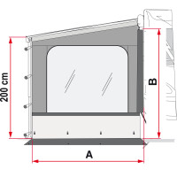 Seitenwand Side W Pro F80 L XXL Auszug 275