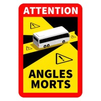 Toter Winkel Aufkleber Set Angles Morts  aus 3 Stück...