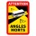 Toter Winkel Aufkleber Set Angles Morts  aus 3 Stück selbstklebende Warnmarkierung 25x17cm