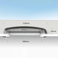 Dachhaube roofSTAR 7 Motorisierung, Beleuchtung ohne Zwangsbelüftung
