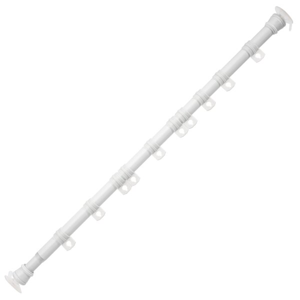 Teleskop-Kleiderstange mit Saugfüßen 25/22, 80-130 cm