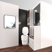 Toilette Clesana mit L-Adapter C1 mit L-Adapter