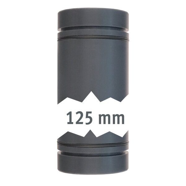Rohr 40mm beid.mit O-Ring 125mm Entleerungssystem GrauGELB® 40mm