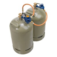Zweiflaschenanlage Caramatic BasicTwo 50mbar 1,5 kg/h