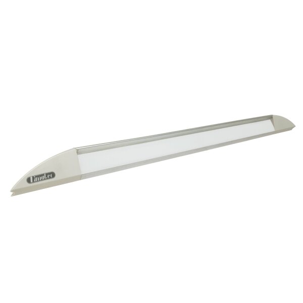 750 mm LED Vorzeltleuchte mit Regenrinne Silber - 4.200 °K - 8 Watt