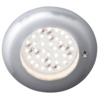 Einbauspot Nova 36SMD 12V,mattsilber mit Schalter