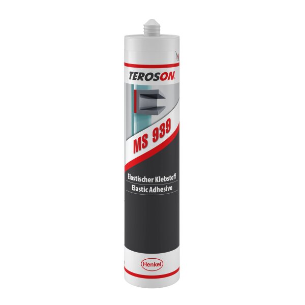 Teroson MS 939 Elastischer Klebstoff Schwarz 290ml