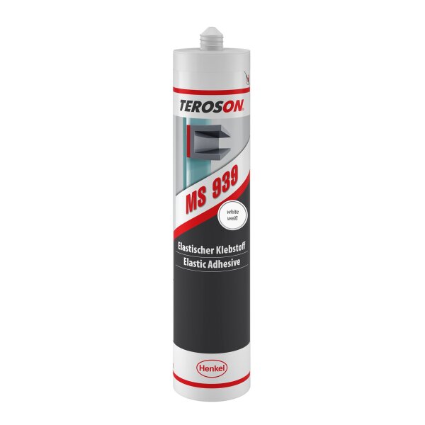 Teroson MS 939 Elastischer Klebstoff Weiß
