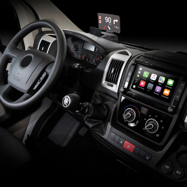 Head-Up-Display für Pioneer AVIC-Z1000DAB-C für Fiat Ducato ab Bj. 2021/09