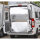Thermovorhang DUO, Oberteil mit Fensterausschnitt, hellgrau für Hecktüre, hoher Türausschnitt zu  Fiat Ducato ab Bj. 2006/07