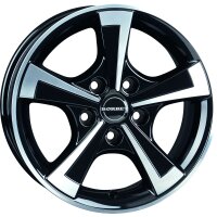Aluminiumfelge Borbet CWT, black polished glossy,...