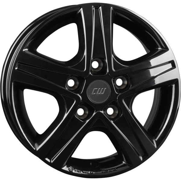 Aluminiumfelge Borbet CWD, black glossy, 15" für Fiat Ducato mit Light-Chassis ab Bj. 2006/07