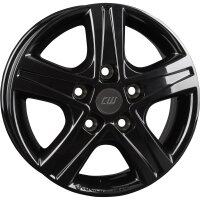 Aluminiumfelge Borbet CWD, black glossy, 16"...