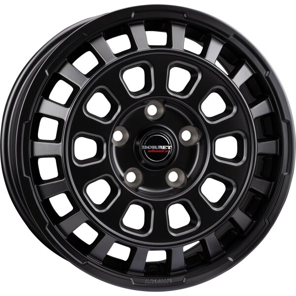 Aluminiumfelge Borbet CW7, black matt, 18" für Fiat Ducato mit Light-Chassis ab Bj. 2006/07