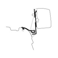 Adapter VW T5 / T6 Minivan langer Radstand mit Reimo...