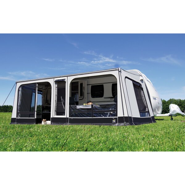 WIGO-Markisen-Set Rolli Plus Ambiente, Größe 15, Umlaufmaß 1192 - 1227 cm, Auszug 2,5 m