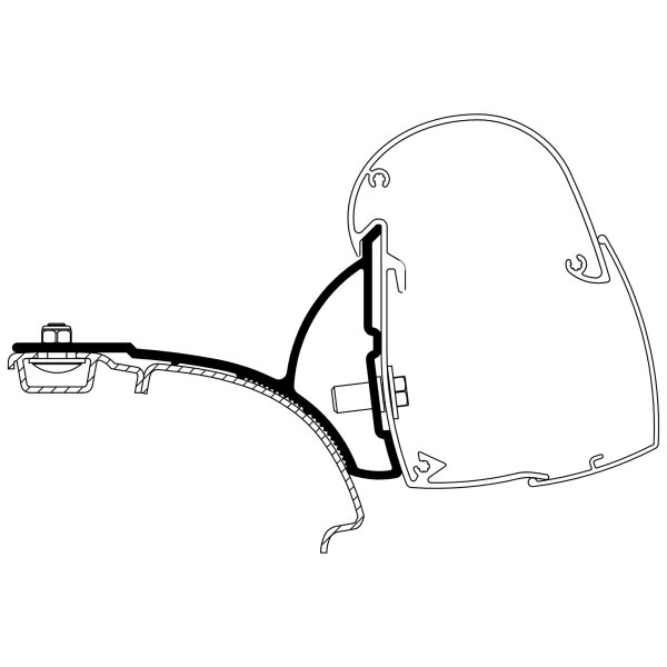 Adapter VW T5 / T6 Minivan für TO 5102