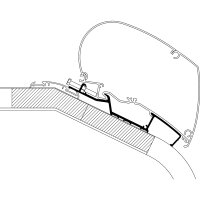 Adapter LMC Liberty TI, zu TO Serie 6 / 9, Länge 3,75 m