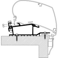 Roof Adapter für Hobby Wohwagen, Bj. 2009 bis 2013...