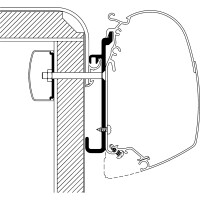Adapter für Rapido Serie 7, 8, 9 zu TO Serie 5 / 8, Länge 5 m