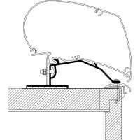 Roof Adapter Caravan zu TO Serie 6 / 9, Länge 5 m