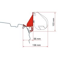 Kit Combi Rail Bracket - Brandrup für F35 pro