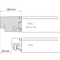 Motor Kit Compact F80 L titanium