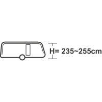 Reisevorzelt Ceres Gr. 09, 981-1015 cm