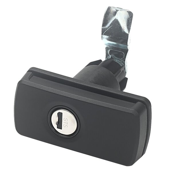 Drehspannverschluss Slim Line HSC- Steckzylinder, Farbe schwarz