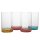 Trinkgläser 4er-Set Trinkglas 300 ml, bunt