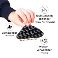 Magnet-Kunststoffgläser grau Whisky 250 ml, 2er-Set,...
