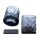 Magnet-Kunststoffgläser grau Whisky 250 ml, 2er-Set, rauchgrau