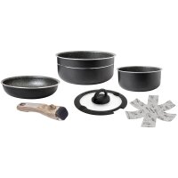 Topfset Pirate Spacemaster Mini Aluminium, 6-teilig