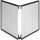 Rolltisch Dinemic 4 126 x 80 x 70 cm