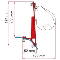 Fiamma Kit Ford Custom Lift Roof H1 Deep Black...