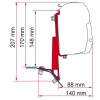 Fiamma Kit Ford Custom Lift Roof H1 Deep Black...