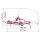 Adapter Ford Transit Van L2 1 x 290 cm für F80s